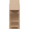 Ekena Millwork 7 1/2-in W x 14-in D x 18-in H Balboa Block Rough Cedar Woodgrain TimberThane Outlooker, Primed Tan OUTUR075X14X18BOA44RCPR - alternate 4